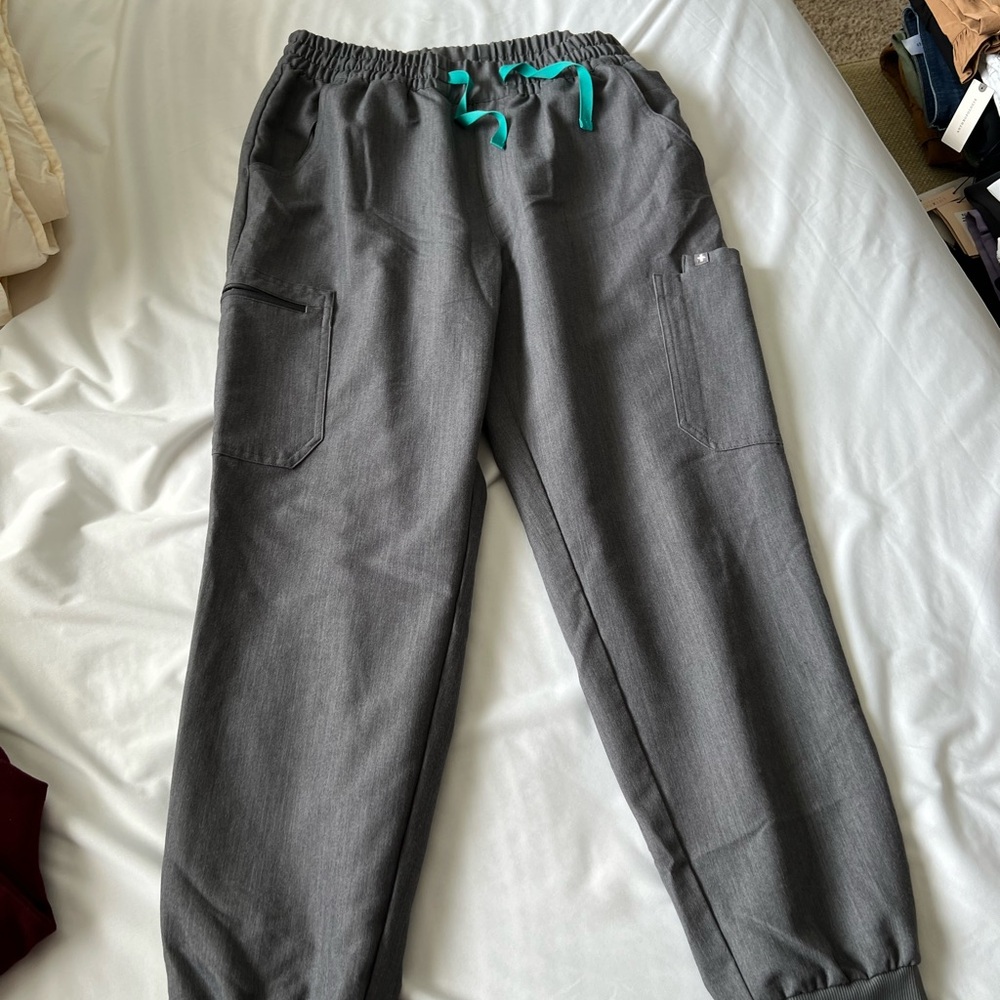 Figs high waisted Uman jogger, large, graphite